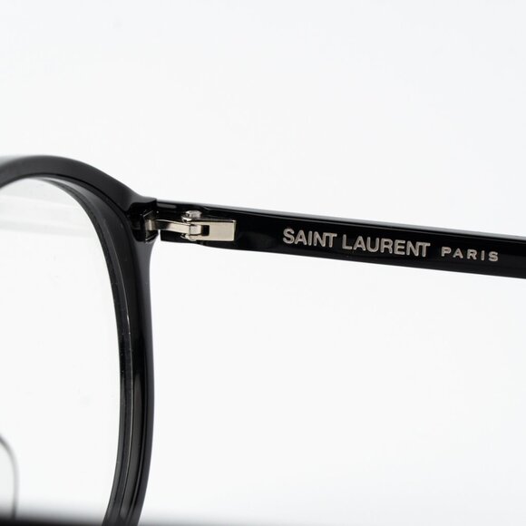 Saint Laurent Men Eyeglasses Black Pilot SL667OPT 001 BRAND NEW - Picture 6 of 12